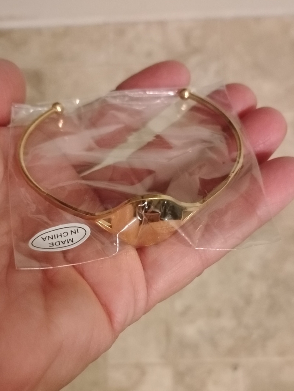 Plunder Gold-Tone Women's Cuff Bracelet